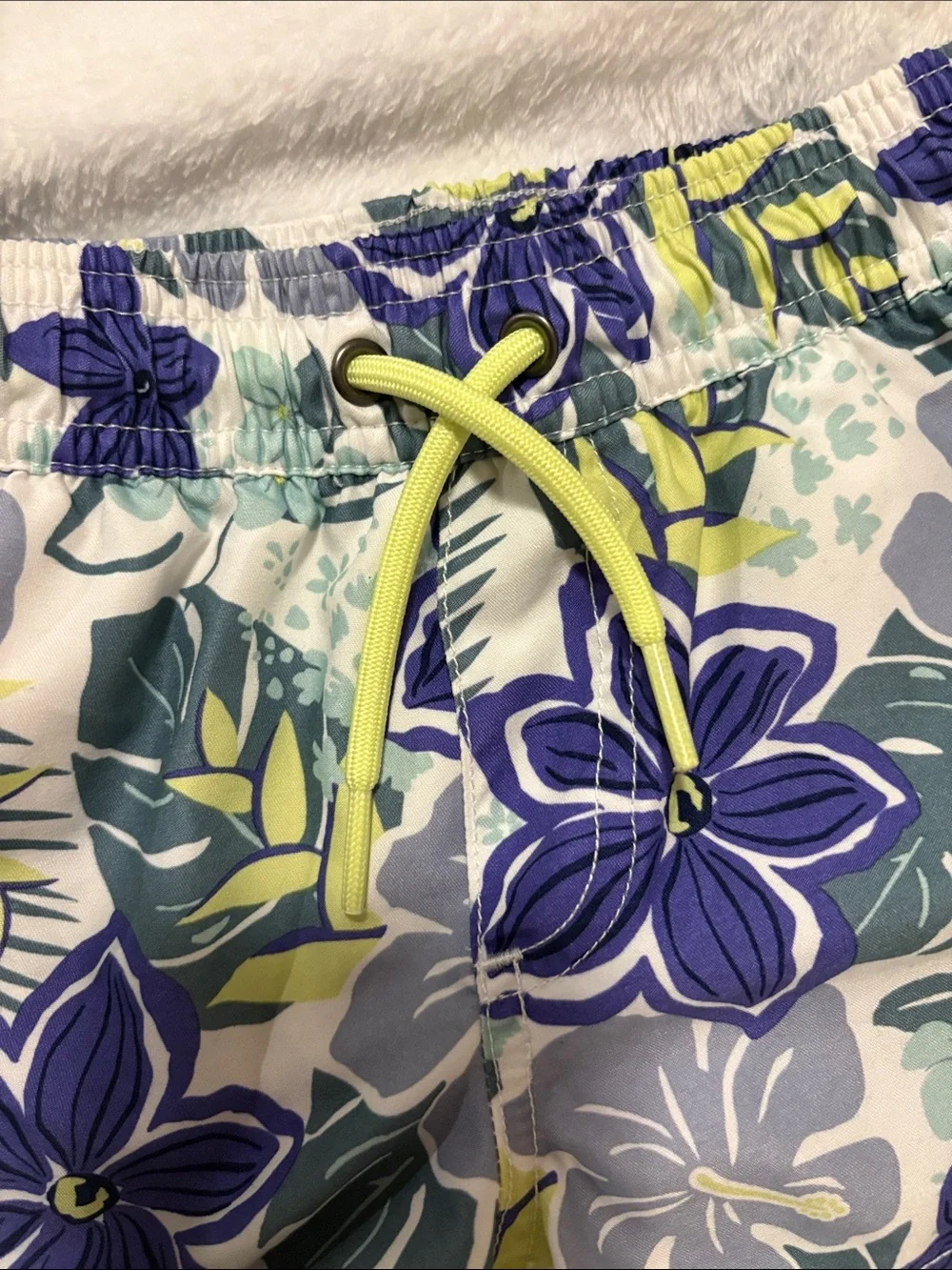 Carter’s 2t boys Long-Sleeve Rash Guard Top & Floral Swim Shorts Set